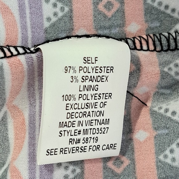 NY Collection Womens Lined Sleeveless‎ V neck Mini A-line Dress Black Sz S - Picture 5 of 5